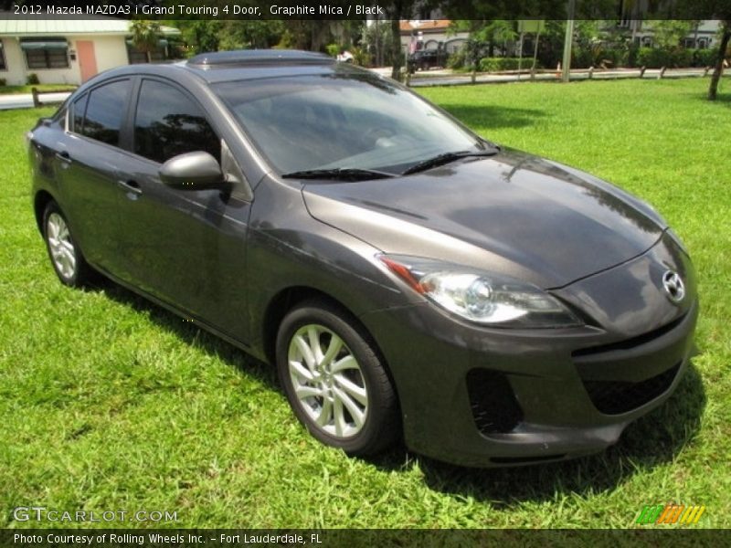 Front 3/4 View of 2012 MAZDA3 i Grand Touring 4 Door
