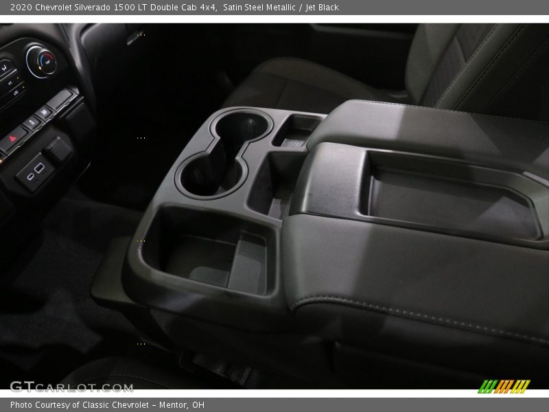 Satin Steel Metallic / Jet Black 2020 Chevrolet Silverado 1500 LT Double Cab 4x4