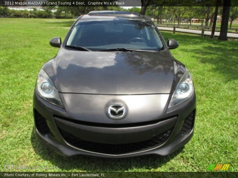Graphite Mica / Black 2012 Mazda MAZDA3 i Grand Touring 4 Door