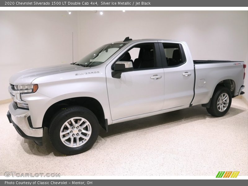 Silver Ice Metallic / Jet Black 2020 Chevrolet Silverado 1500 LT Double Cab 4x4