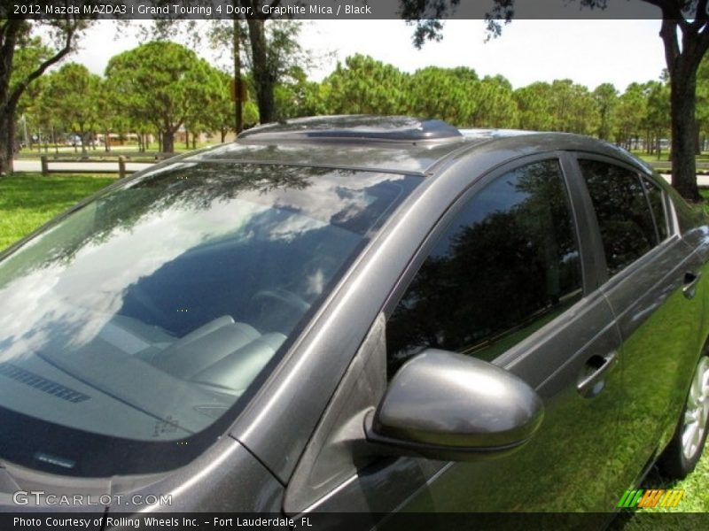 Graphite Mica / Black 2012 Mazda MAZDA3 i Grand Touring 4 Door