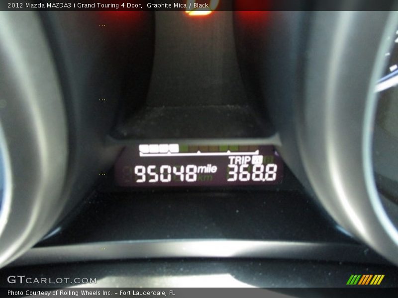 Graphite Mica / Black 2012 Mazda MAZDA3 i Grand Touring 4 Door
