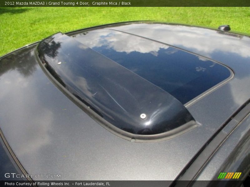 Graphite Mica / Black 2012 Mazda MAZDA3 i Grand Touring 4 Door