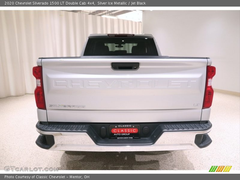 Silver Ice Metallic / Jet Black 2020 Chevrolet Silverado 1500 LT Double Cab 4x4