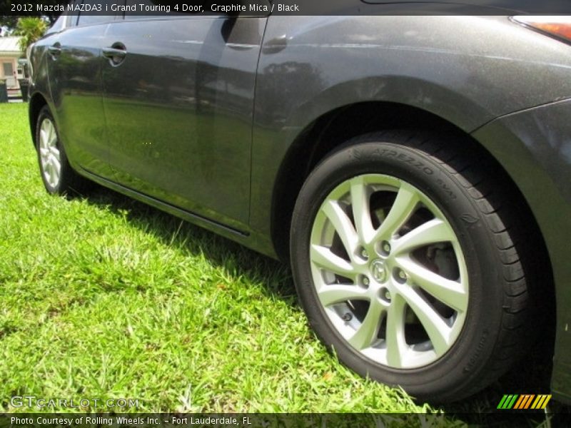 Graphite Mica / Black 2012 Mazda MAZDA3 i Grand Touring 4 Door