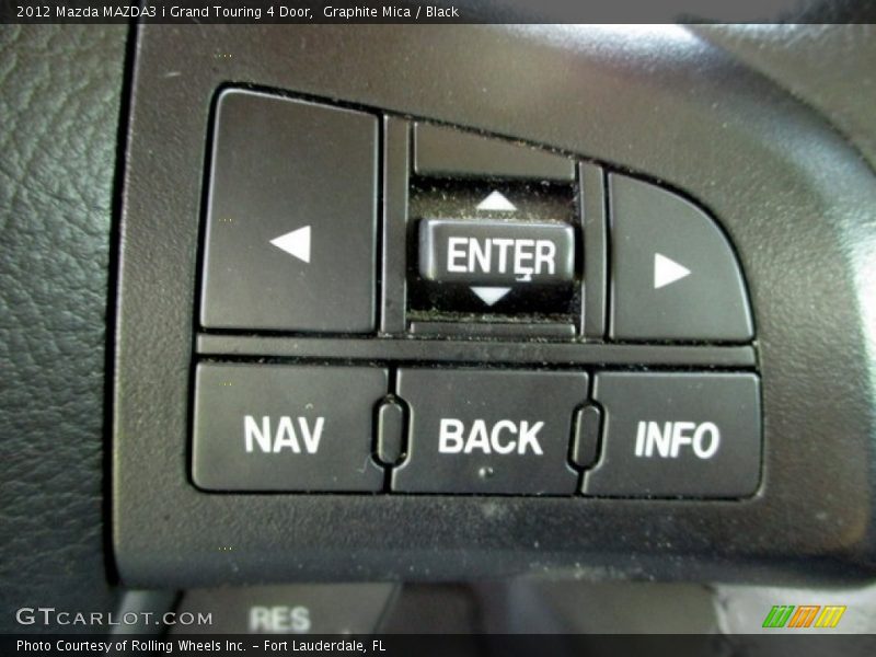 Graphite Mica / Black 2012 Mazda MAZDA3 i Grand Touring 4 Door
