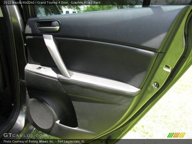 Graphite Mica / Black 2012 Mazda MAZDA3 i Grand Touring 4 Door