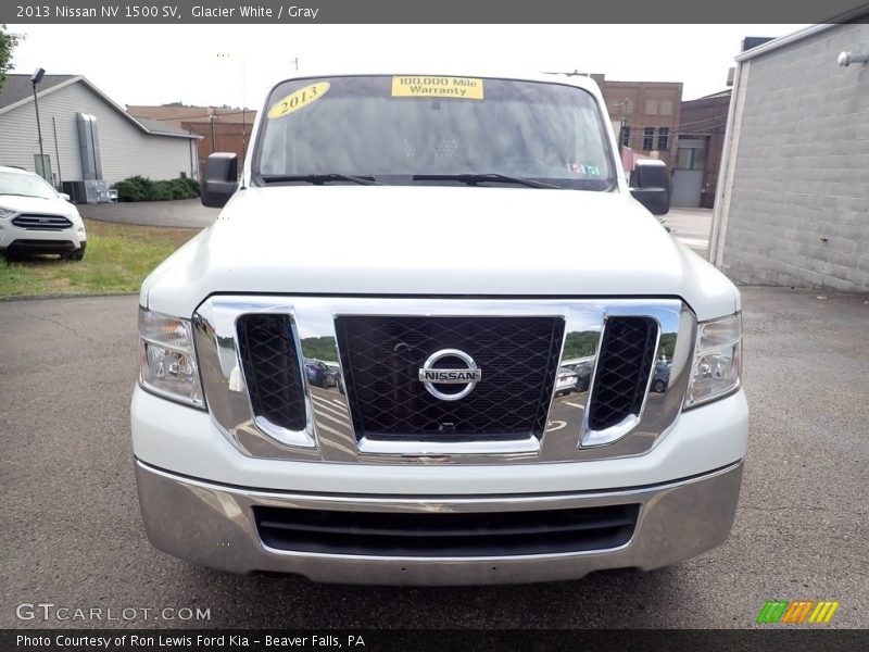 Glacier White / Gray 2013 Nissan NV 1500 SV
