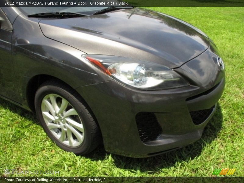Graphite Mica / Black 2012 Mazda MAZDA3 i Grand Touring 4 Door
