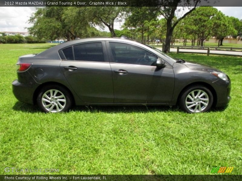 Graphite Mica / Black 2012 Mazda MAZDA3 i Grand Touring 4 Door
