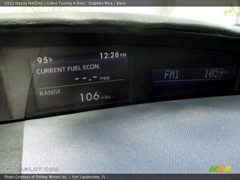Graphite Mica / Black 2012 Mazda MAZDA3 i Grand Touring 4 Door