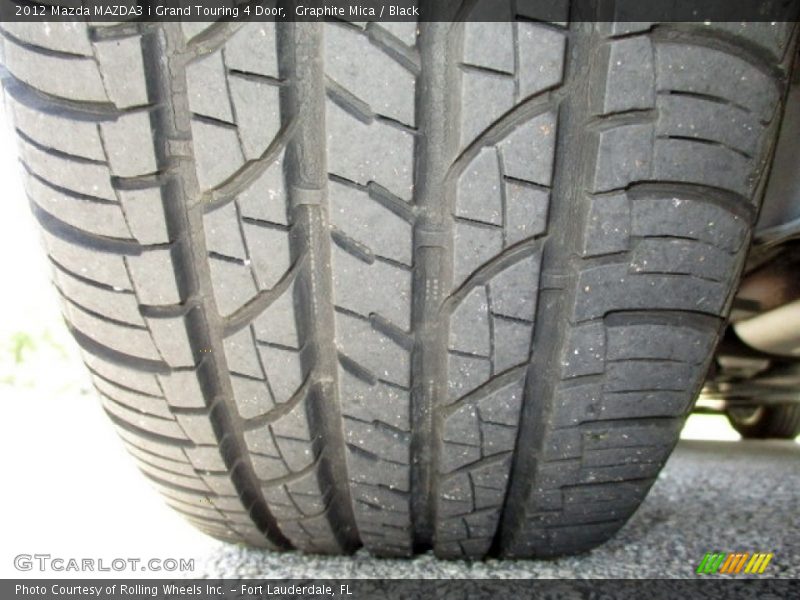 Graphite Mica / Black 2012 Mazda MAZDA3 i Grand Touring 4 Door