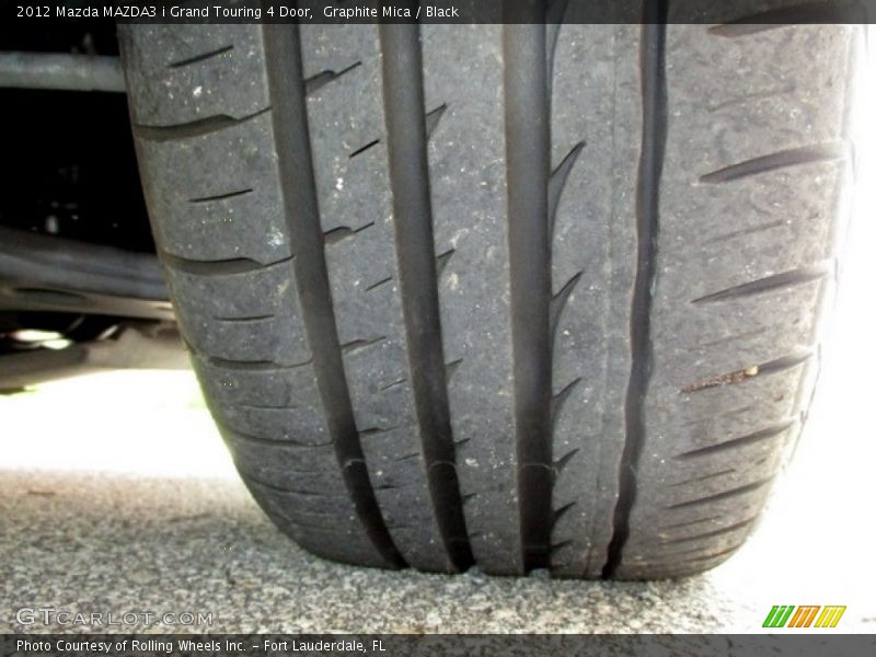 Graphite Mica / Black 2012 Mazda MAZDA3 i Grand Touring 4 Door