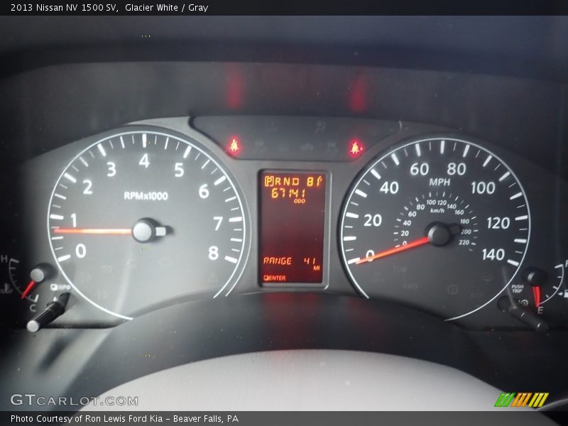  2013 NV 1500 SV 1500 SV Gauges