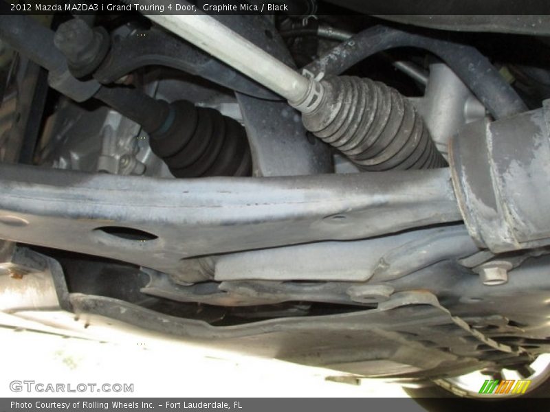 Graphite Mica / Black 2012 Mazda MAZDA3 i Grand Touring 4 Door
