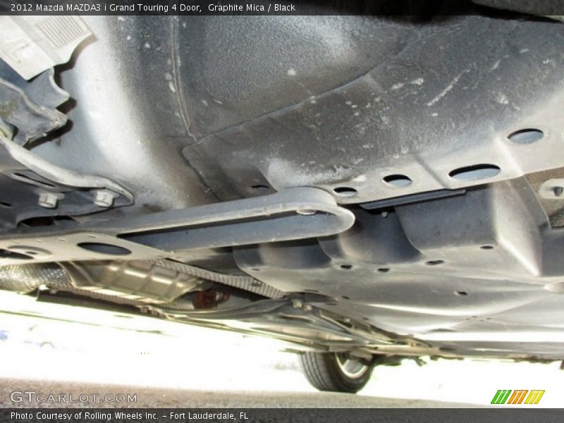 Undercarriage of 2012 MAZDA3 i Grand Touring 4 Door