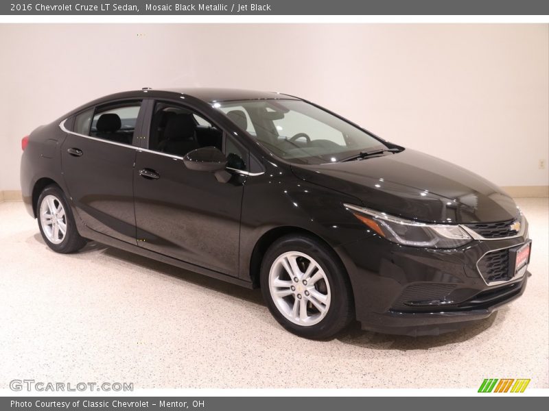 Mosaic Black Metallic / Jet Black 2016 Chevrolet Cruze LT Sedan