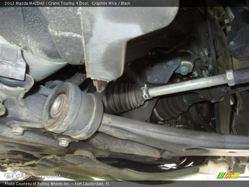 Undercarriage of 2012 MAZDA3 i Grand Touring 4 Door