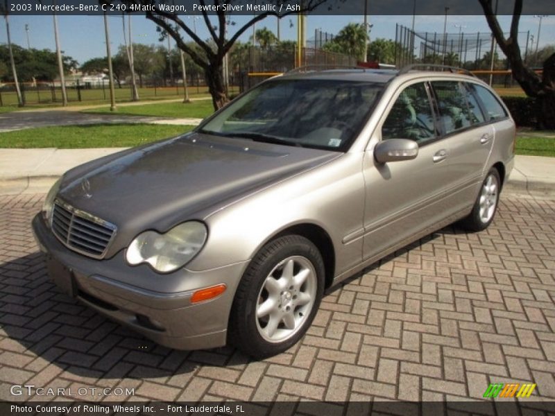 Pewter Silver Metallic / Ash 2003 Mercedes-Benz C 240 4Matic Wagon