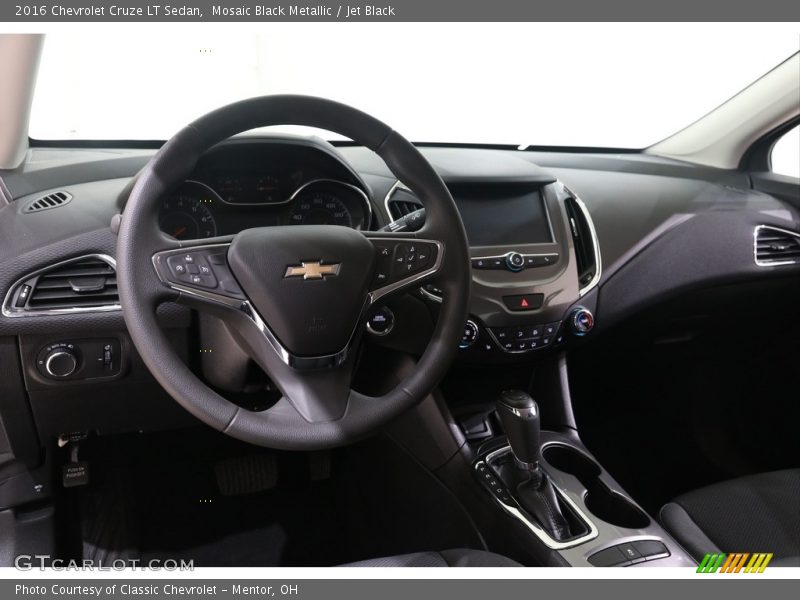 Mosaic Black Metallic / Jet Black 2016 Chevrolet Cruze LT Sedan