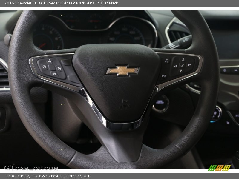 Mosaic Black Metallic / Jet Black 2016 Chevrolet Cruze LT Sedan