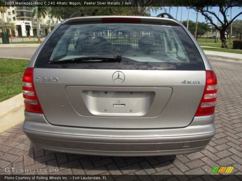 Pewter Silver Metallic / Ash 2003 Mercedes-Benz C 240 4Matic Wagon