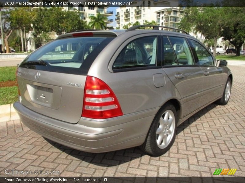 Pewter Silver Metallic / Ash 2003 Mercedes-Benz C 240 4Matic Wagon