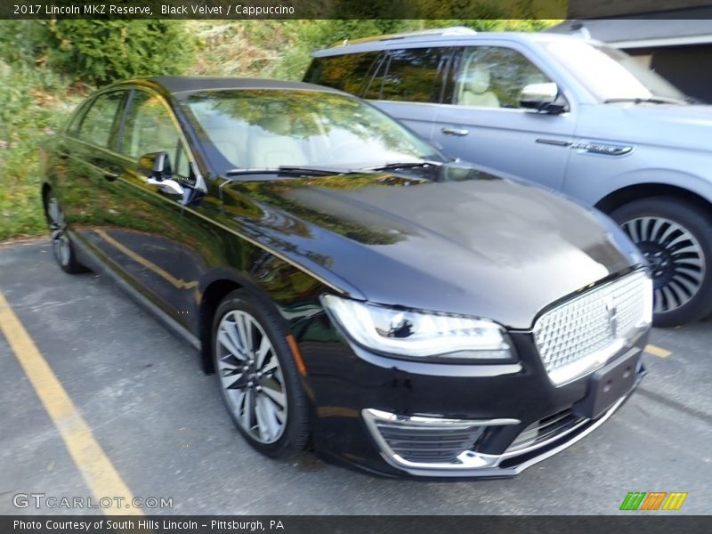 Black Velvet / Cappuccino 2017 Lincoln MKZ Reserve