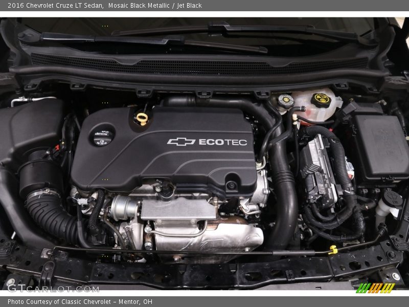 Mosaic Black Metallic / Jet Black 2016 Chevrolet Cruze LT Sedan