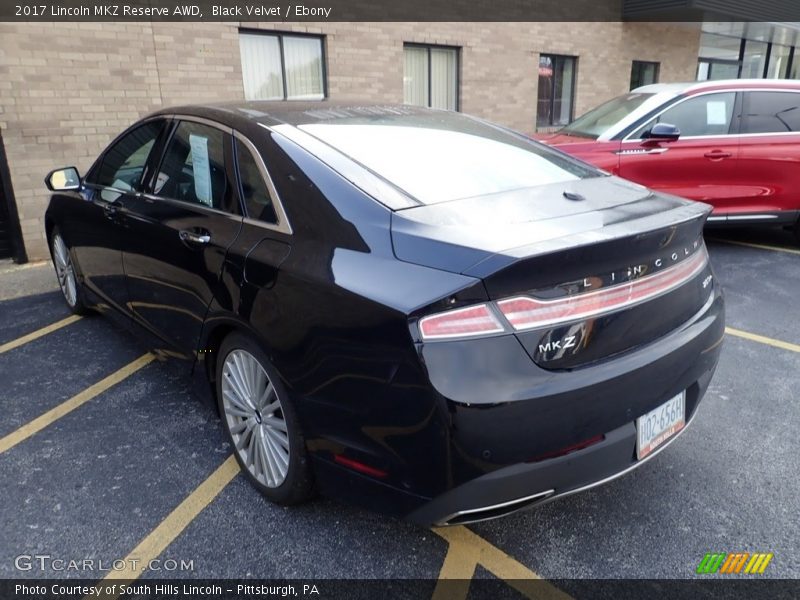 Black Velvet / Ebony 2017 Lincoln MKZ Reserve AWD
