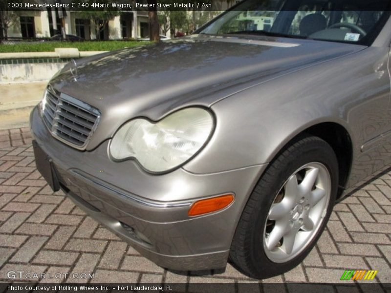 Pewter Silver Metallic / Ash 2003 Mercedes-Benz C 240 4Matic Wagon