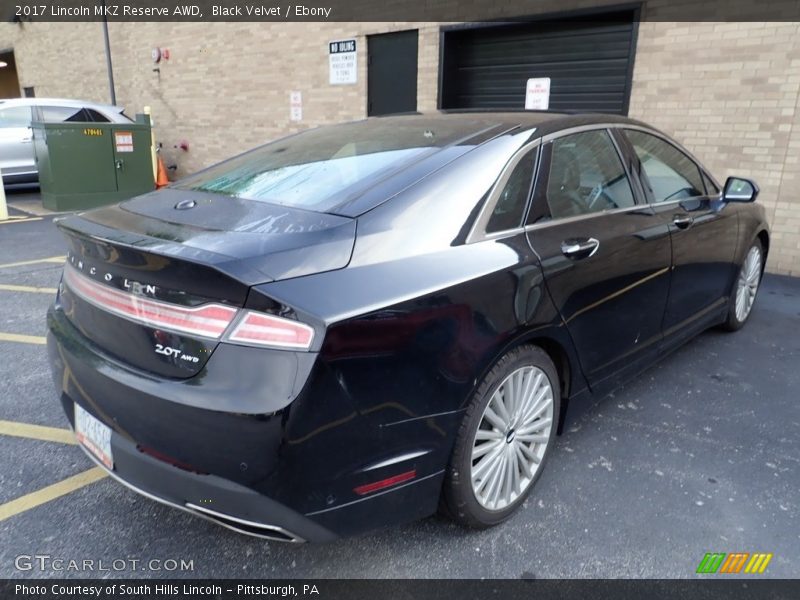 Black Velvet / Ebony 2017 Lincoln MKZ Reserve AWD