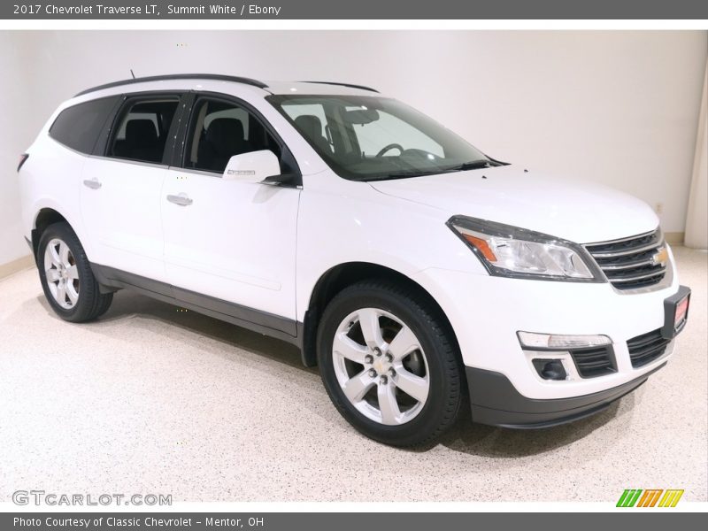 Summit White / Ebony 2017 Chevrolet Traverse LT