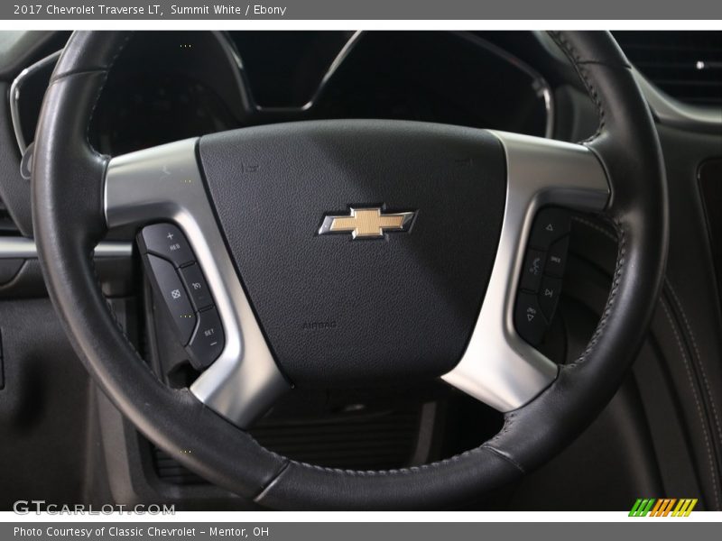 Summit White / Ebony 2017 Chevrolet Traverse LT