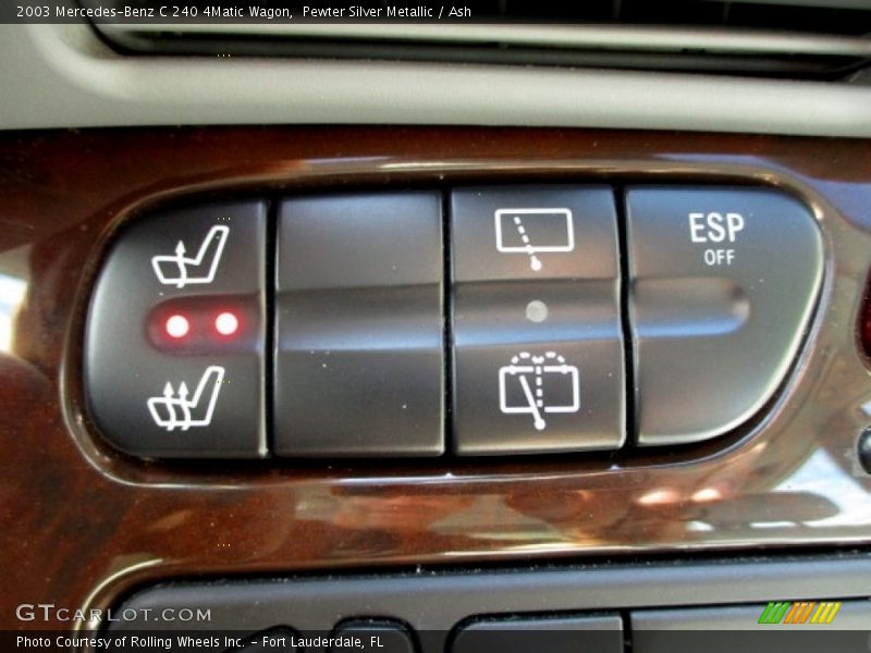 Controls of 2003 C 240 4Matic Wagon