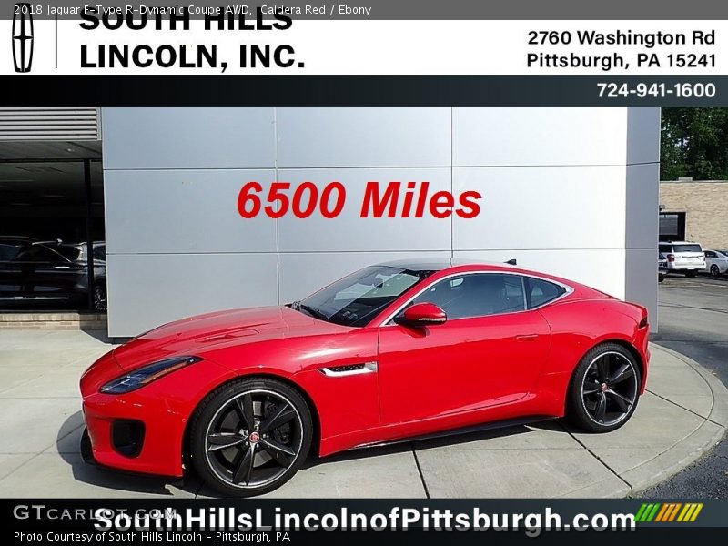 Caldera Red / Ebony 2018 Jaguar F-Type R-Dynamic Coupe AWD