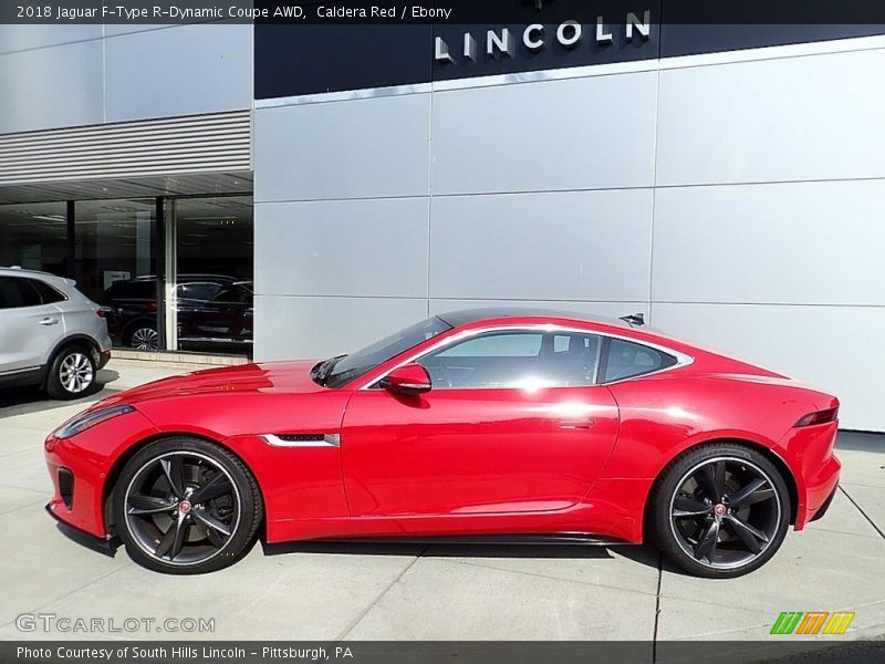  2018 F-Type R-Dynamic Coupe AWD Caldera Red