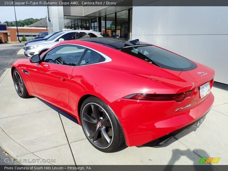 Caldera Red / Ebony 2018 Jaguar F-Type R-Dynamic Coupe AWD