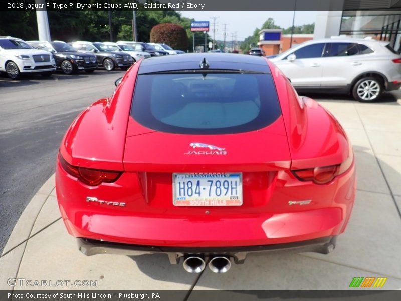 Caldera Red / Ebony 2018 Jaguar F-Type R-Dynamic Coupe AWD