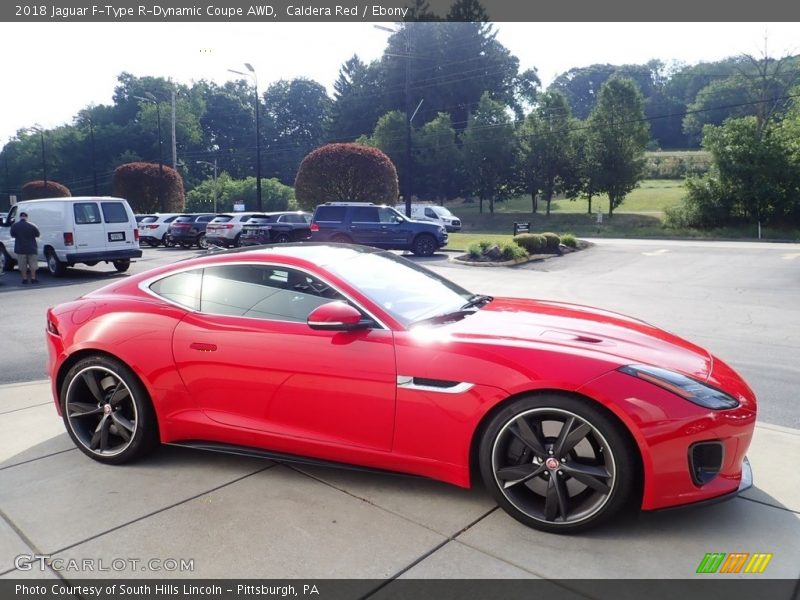  2018 F-Type R-Dynamic Coupe AWD Caldera Red
