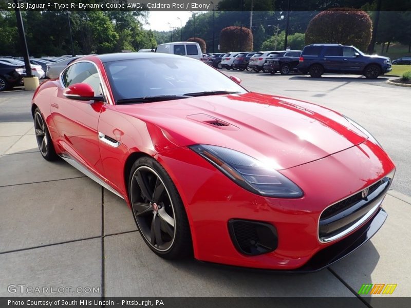 Front 3/4 View of 2018 F-Type R-Dynamic Coupe AWD