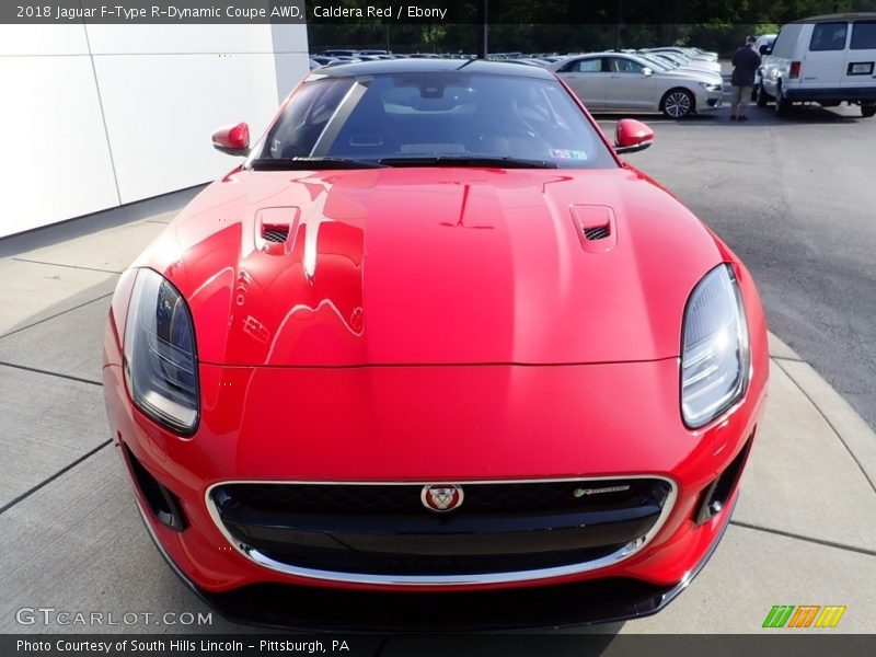  2018 F-Type R-Dynamic Coupe AWD Caldera Red