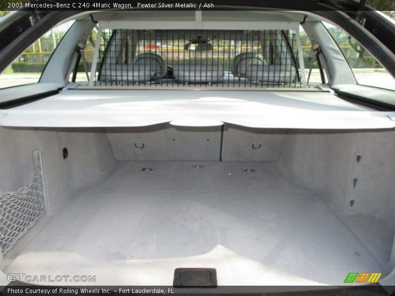 2003 C 240 4Matic Wagon Trunk