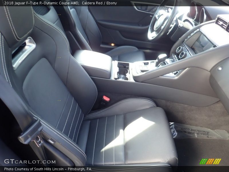 Front Seat of 2018 F-Type R-Dynamic Coupe AWD