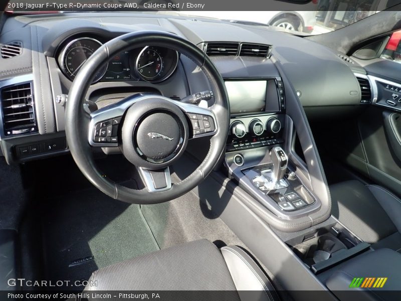  2018 F-Type R-Dynamic Coupe AWD Ebony Interior