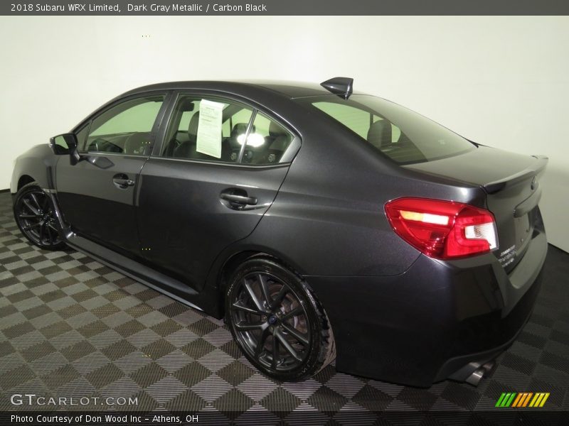 Dark Gray Metallic / Carbon Black 2018 Subaru WRX Limited