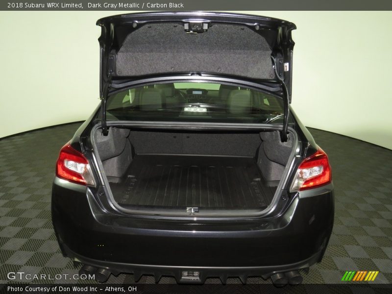 Dark Gray Metallic / Carbon Black 2018 Subaru WRX Limited