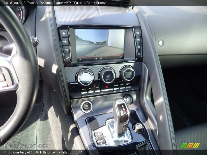 Controls of 2018 F-Type R-Dynamic Coupe AWD