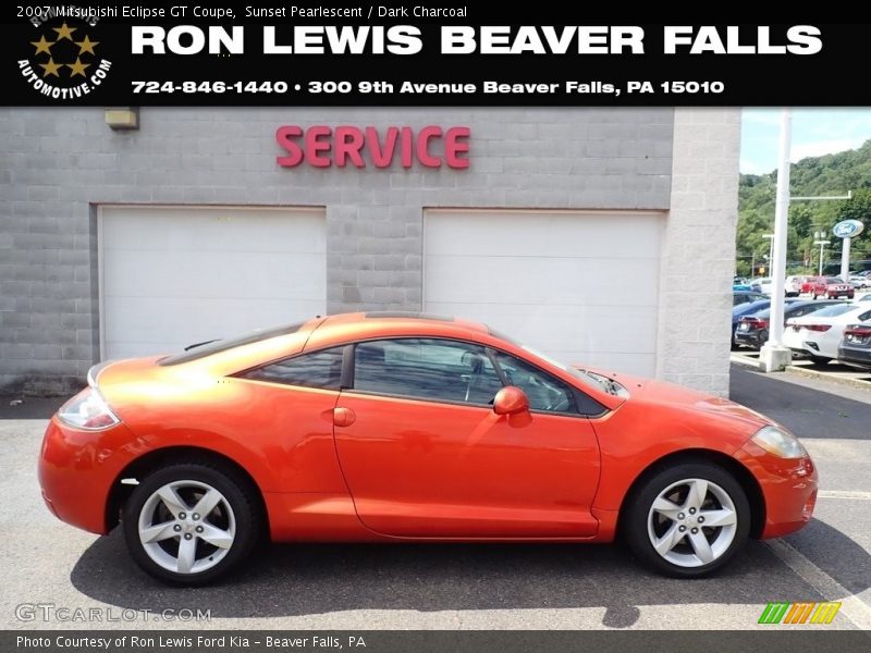 Sunset Pearlescent / Dark Charcoal 2007 Mitsubishi Eclipse GT Coupe