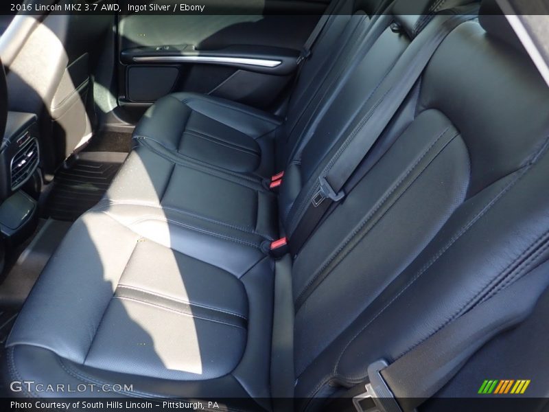 Rear Seat of 2016 MKZ 3.7 AWD